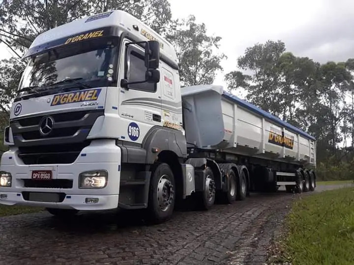 Proteção Veicular Caminhão - MB Axor 8x2 1